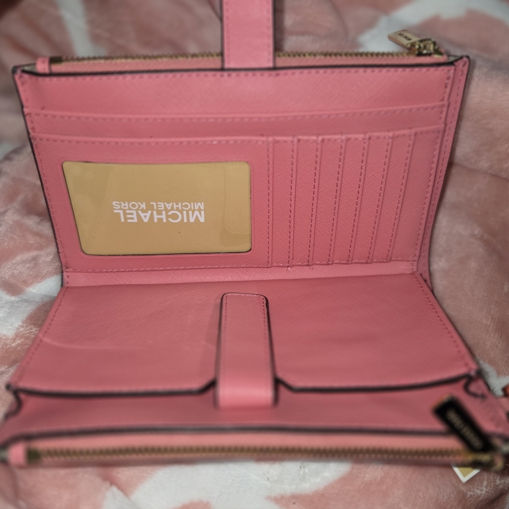 Michael Kors Large Double Zip Jet Set Wristlet Wallet. NWT. - Picture 6 of 8